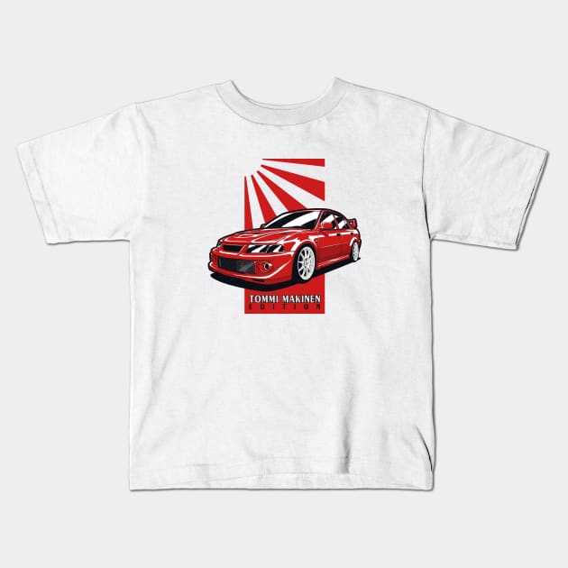 Lancer Evo 6 Tommi Makinen Edition Evo Kids T Shirt TeePublic